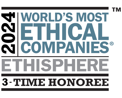 World's Most Ethical Companies - 3-Time Honoree 2024
