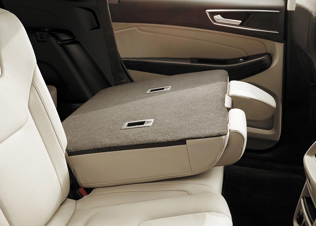 2017 Ford Edge showing folding rear seat