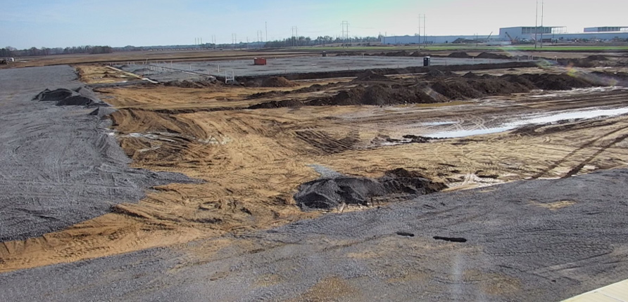 Construction site in Stanton, Tennessee