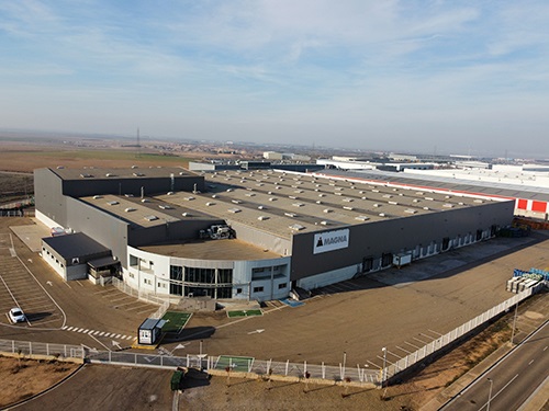 Aerial view of a Cosma Spain manufacturing plant