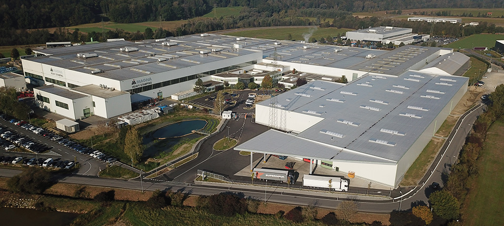 Der Magna Heavy Stamping Standort in Albersdorf