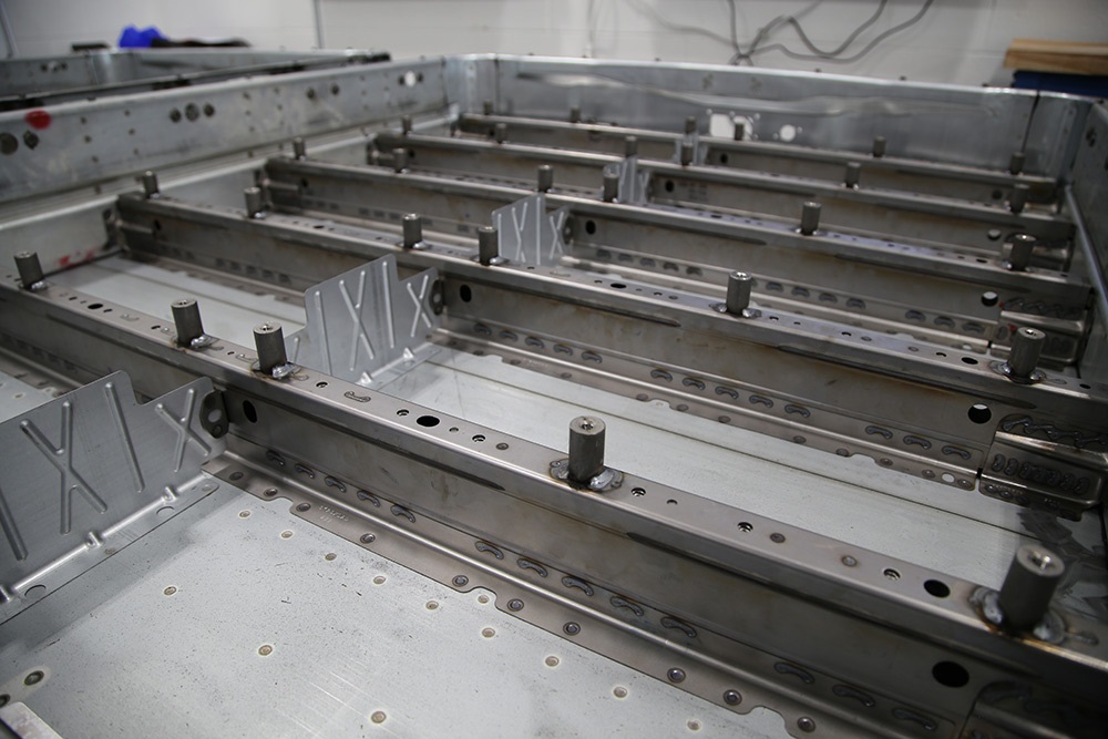 EV Battery Enclosures being manufactured