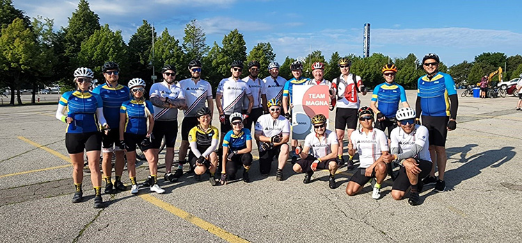 Team Magna at the Ride to Conquer Cancer